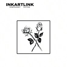 INKARTLINK INKARTLINK Revolutionary Tattoo Technology, Semi-Permanent Tattoos, Rose Flower, Realistic Tattoos, Meaningful Tattoos, Temporary Tattoos, Waterproof, Authentic Tattoo Appearance, Niche Design Tattoos, Juice Tattoos, Plant Tattoos