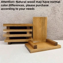 Khay đựng khăn, Đĩa đựng xà phòng bằng gỗ, Đế bồn rửa bằng gỗ, Miếng bọt biển bồn rửa & Giá đựng xà phòng lỏng, Hộp đựng nước hoa & mỹ phẩm, Khay đựng đồ trang điểm, Đồ trang trí nhà cửa, Phụ kiện phòng tắm, Đồ gia dụng Quà tặng Giáng sinh - màu nâu - Xem 7