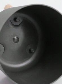 1 pieza Maceta redonda clásica de riego automático, apta para todas las plantas y flores de interior, un riego dura de 15 a 20 días, la mejor opción para el cuidado de plantas a corto plazo, maceta vertical moderna con orificios de drenaje, decorativa