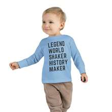 History Maker Toddler Long Sleeve Tee - Hồng - Xem 12