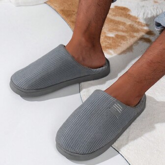 New Warm Slippers For Women & Men, Autumn/Winter Indoor Home Wear, Non-Slip Fleece House Slippers