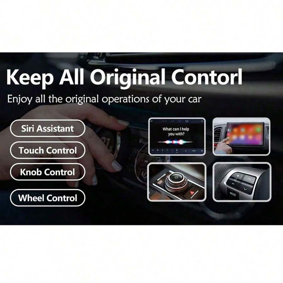 Acodo 2 em 1 Carplay Android Auto para Nissan Mini Box Adaptador