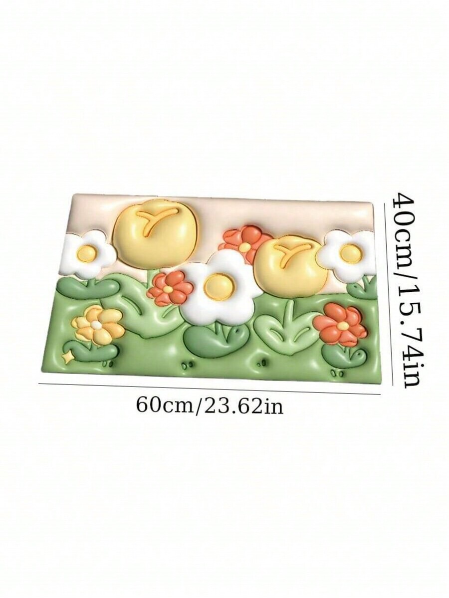 1 Pc 3D Expanding Stereoscopic Vision Cartoon NonSlip Quick Drying