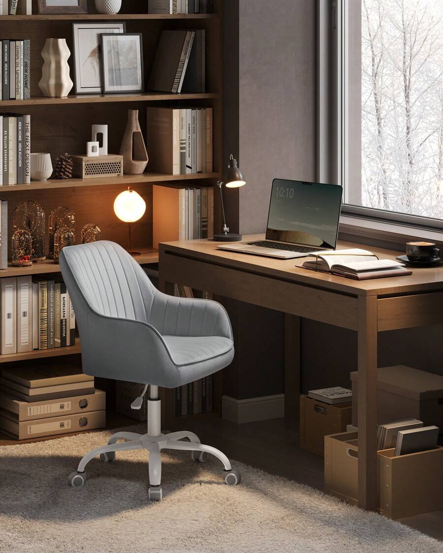 Home Office Chairs - Light Grey - View 1