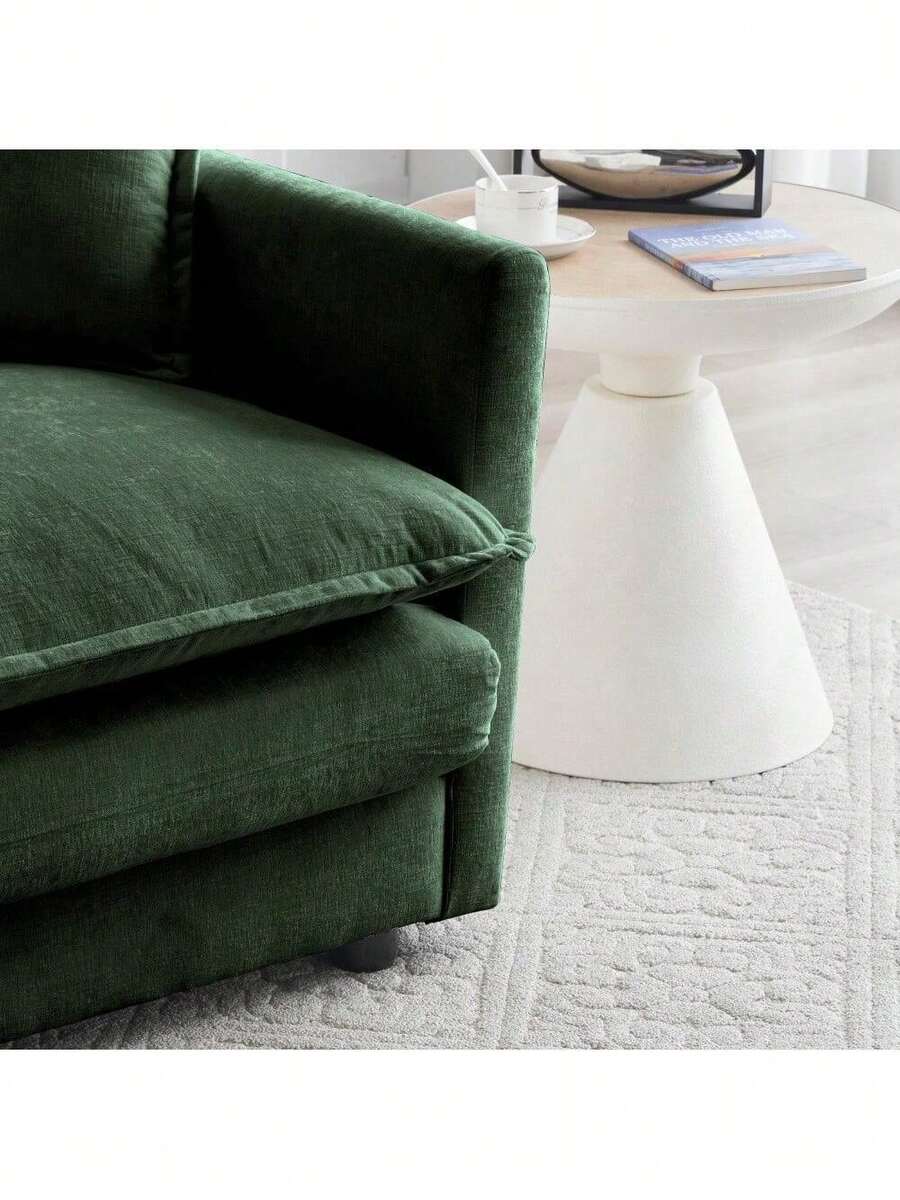 Free Combination Modular Sofa Free,4 Seater Sofa Comfy Chenille Fabric