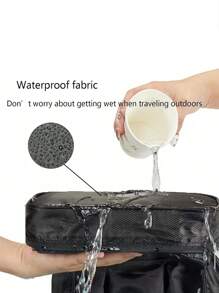 1 件男士梳妆包，便携式防水大容量干湿分离旅行化妆收纳包化妆包化妆品收纳化妆品收纳包旅行配件刷包化妆容器旅行用品旅行必需品女士配件旅行用品大学度假巡航暑假必需品女士洗漱包洗漱包手提包收纳 - 彩色 - 查看 11