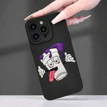 Ốp lưng điện thoại chống sốc TPU mềm họa tiết sáng tạo & vui nhộn tương thích với Apple & Series - Nhiều màu - Xem 4