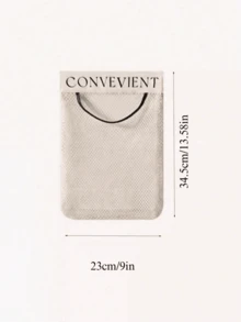 壁挂式厨房垃圾袋架，大容量塑料袋收纳网，带挂钩 - 彩色 - 查看 2