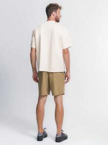 Men's Oversized Off White T-Shirt - 白色 - 查看 2
