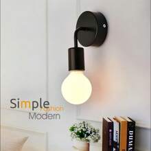 1pc Nordic Creative Personalized Modern Minimalist Zip Wall Lamp, Living Room Bedside Bedroom Study Room Corridor Wall Sconce (Excluding Lamp Bulb) - The Lamp Cup Wall Lamp Does Not Include the Bulb - View 7