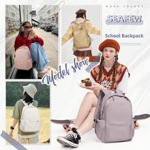 Travel Backpack Women's Casual High-Capacity Backpack Men's Business Notebook Backpack, 15.6-Inch Computer Work Backpack, Stylish Multi-Functional Multi-Layered Portable Cabin Bag 40 X 20 X 25, Outdoor Travel College Students Junior High School Students Schoolbag, Suitable For Work Trips To School Outdoor Trips Use Gifts For Boys And Girls - Grey - View 7