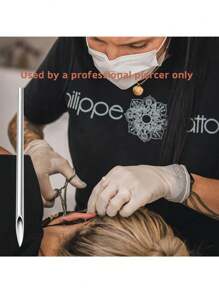 AVYRING 12G 14G 16G 18G 20G 5/10/30/50/100pcs Piercing Needles Disposable Body Piercing Needles Ear Nose Navel Nipple Piercing Kits