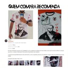 Japan T-Shirt, Itachi  Renegade  Anime Soccer National Team, Round Neck, Printed, White, Adult/Children's Size - 白色 - 查看 3