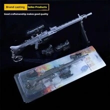 1pc MG3 Keychain - Cosplay Prop - Full Metal Model - Non-Firing - Disassemblable Model - - Battlegrounds - Movie Prop - Holiday Gift - Birthday Gift - Easter Gift - Christmas Gift - Perfect Gift - Multicolor - View 4