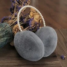 1 件时尚女士纯色耳套，设计精美，兼顾温暖与时尚 - 彩色 - 查看 7