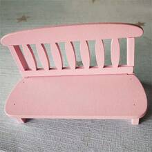 1 件迷你木椅、公园椅、微型家具模型、镂空日式小木椅、欧式公园风格椅子、家居装饰木椅、摄影道具、微型场景家具、装饰家居家具装饰最佳礼物 - 彩色 - 查看 5