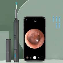 耳垢清除套件耳内摄像头，耳朵清洁器耳垢清除器，防水耳内窥镜摄像头，耳垢清除器可充电耳垢清除套件适用于儿童成人耳垢清除工具 - 彩色 - 查看 9