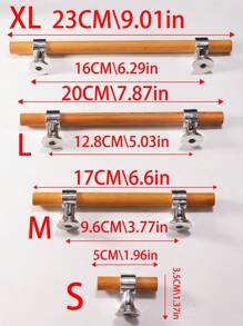1 tay nắm kéo ngăn kéo bằng gỗ kiểu Mỹ, thích hợp cho tủ, tủ bếp, tủ giày, cửa ra vào, đồ nội thất bằng gỗ, tủ đựng đồ dùng nhà bếp, cửa tủ Tatami, làm bằng gỗ óc chó tự nhiên, tay nắm cửa, bao gồm vít - Nhiều màu - Xem 9
