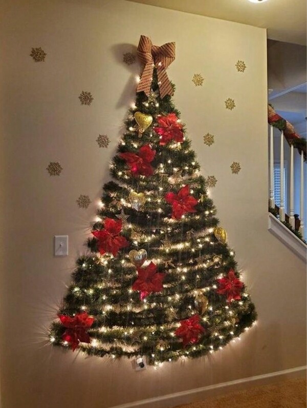 1 peça 540 cm Guirlanda de Natal, Decoração de parede de árvore de Natal faça você mesmo, Guirlanda de Natal Guirlanda de pinho artificial Guirlanda verde macia para decoração de festa de casamento de Natal, Decoração de fundo de festa de Natal