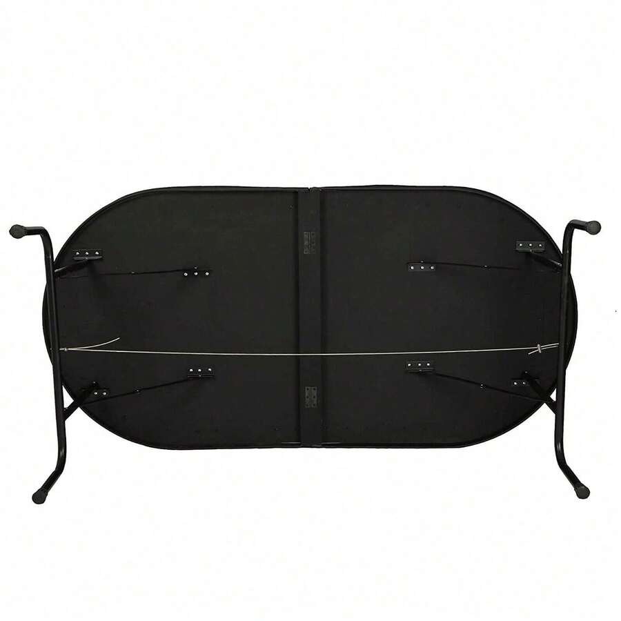 LUCKYERMORE LUCKYREMORE 71" Foldable Poker Table For 8 Players Texas