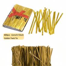 800 Pcs Metallic Twist Ties 6 Colors Twist Tie 6/8/10/12/15/20 Cm Colorful Metallic Twist Ties, Ties Twist Ties For Bags Foil Twist Ties Bag Ties Colorful Twist Ties For Party Gift Wrapping Bags Cellophane Treat Bags Metallic Twist Ties, Colors For Bakery Ties, Goodie Bags Ties