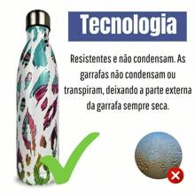 Stainless Steel Thermal Bottle With Floral Print 500ml Fitness Gym - ZALLUNA SC - 鳳梨 - 查看 4