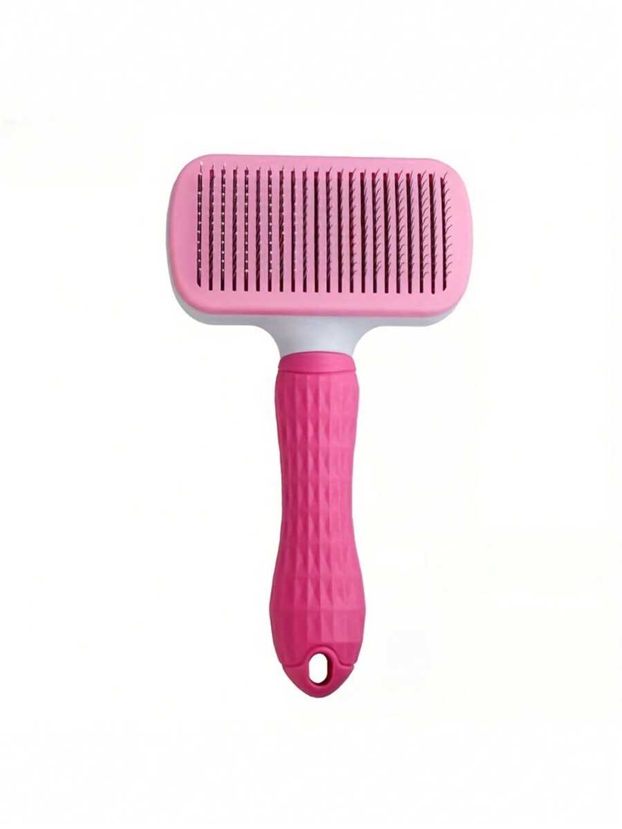 1pc Pet Massage Brush, Pet DeShedding Comb Brush Tool, OneKey Easy