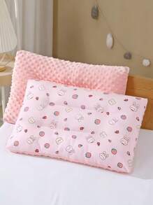 1 Stück Neugeborenen Baby Kissen, atmungsaktiv, weich und bequem, beruhigendes Stützkissen für ruhigen Schlaf, waschbar für Babyjungen und -mädchen