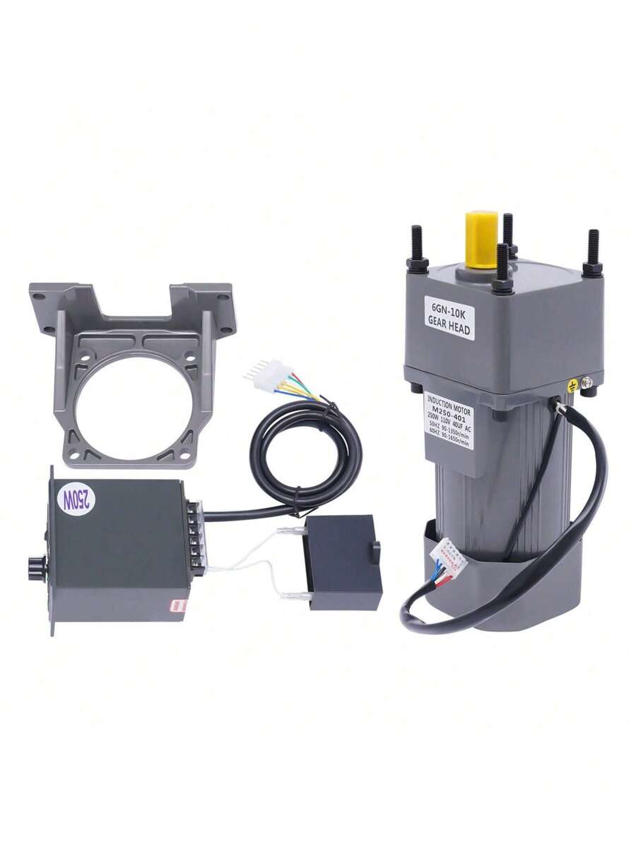 AC Gear Reduction Motor Electric+Variable Speed Control Reversible 110V