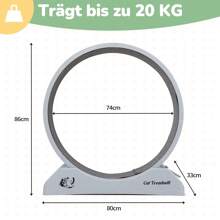 Cinta de correr grande para gatos, rueda de resistencia para animales pequeños con mecanismo de bloqueo, alfombra antideslizante, señuelo para gatos, rueda para correr en interiores