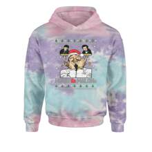 Home Malone Ugly ChristmasYouth-Sized Hoodie