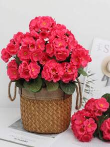 仿真花绣球花5头婚礼花束路引假花插花装饰仿真家居房间装饰 - 彩色 - 查看 8