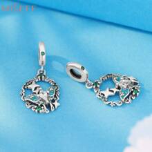 MISEFF 全新 1 件 S925 纯银精美吊坠复古装饰小蓝蛾手链 DIY 精美珠宝制作配件时尚生日礼物 - M1C0514 - 查看 2