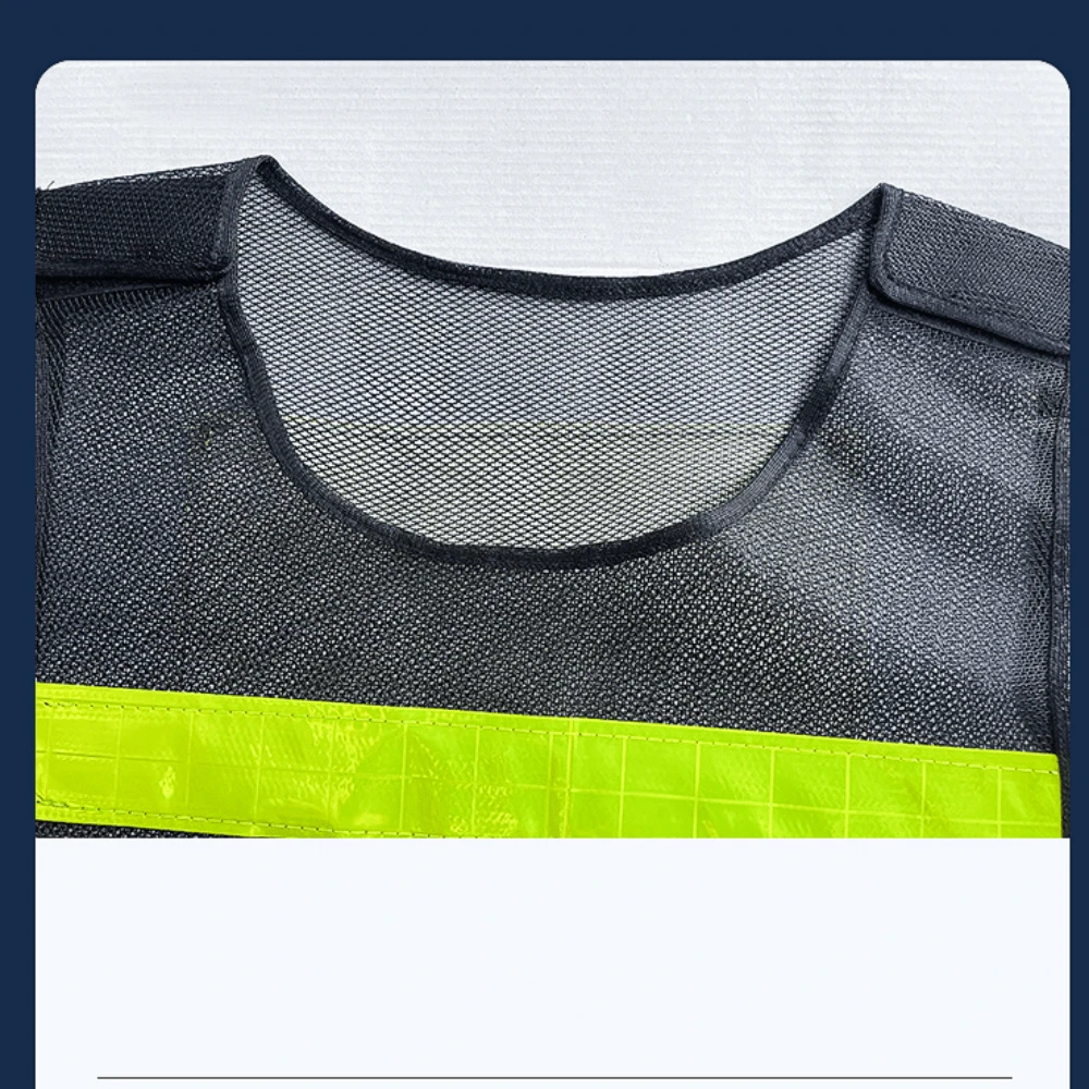 CZlinOduMMX Gilet e 4 Pezzi Bande Catarifrangenti, Gilet Riflettente Alta visibilità, Gilet Riflettente da Corsa, Giubbotto Riflettente Regolabile per Corsa, Ciclismo, Motociclismo