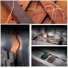 Dây đeo đồng hồ tháo lắp nhanh Da bò thật Chống nước và chống mồ hôi Dây đeo cổ tay mềm 20mm 22mm Bạc Khóa đen Dây đeo Công tắc Thanh lò xo Dầu cổ điển Sáp - màu nâu - Xem 9