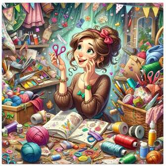 Female Handcraft Product - 5D Diamond Painting Kit - DIY Full Round Acrylic Diamond Embroidery Mosaic Art For Home Decor And Gift, 40x40cm - Handmade Theme