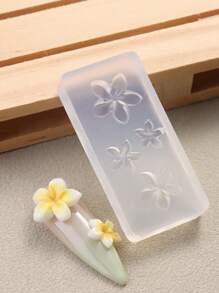 1 美甲雕刻模具鸡蛋花图案设计模板 DIY 脱模工具、美甲用品、美甲工具、美甲工具、返校、指甲、按压指甲的美甲工具 - 無色 - 查看 5