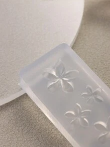 1 美甲雕刻模具鸡蛋花图案设计模板 DIY 脱模工具、美甲用品、美甲工具、美甲工具、返校、指甲、按压指甲的美甲工具 - 無色 - 查看 4