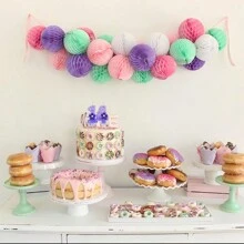 3 件/套闪闪发光的紫色花朵数字蜡烛、生日蛋糕蜡烛装饰、派对蜡烛装饰、0-9 岁数字蜡烛、氛围生日蜡烛、美丽而有创意的数字蜡烛、惊喜派对蛋糕装饰，适用于派对、婚礼、生日晚宴和餐厅氛围装饰、房间装饰、礼物、生日装饰、生日快乐、蛋糕蜡烛、房间装饰 - 多色 - 查看 3