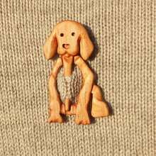 1 件木制动物毛衣别针，可爱 3D 立体老鼠狗鸟兔子动物胸针，手工木制动物胸针，有趣的礼物，适合秋冬服装配饰别针，用于衣服包饰背包，适合学校办公室配饰衬衫夹克珠宝圣诞节万圣节衣服别针有趣的教师礼物服装配饰包饰