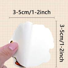 50 miếng dán họa tiết Graffiti Bohemian dùng trang trí hành lý, ô tô, máy tính xách tay, tủ lạnh, cốc nước - Màu Cam san hô - Xem 5