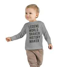 History Maker Toddler Long Sleeve Tee - Hồng - Xem 9