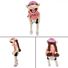 Jeffy Hand Puppet  Feebee Plush Toy Doll Removable Puppet Xmas Gifts 60cm UK - Multicolor - View 3