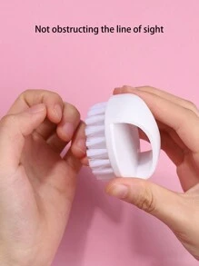 klimonla 1-10件套美甲刷套装，包括无名指打底刷、角质层刷、清洁刷、指夹软毛刷、指甲清洁刷 - 彩色 - 查看 3