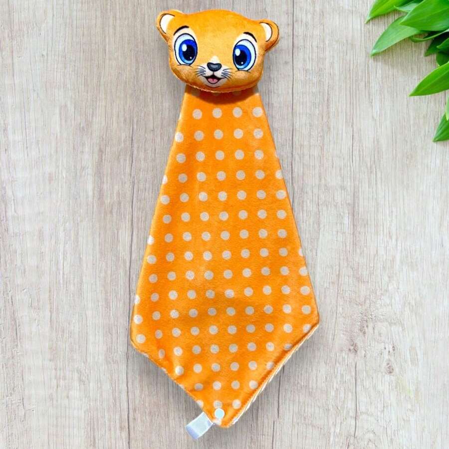 Naninha Sublimada Amiguinhos para Bebê com Prendedor de Chupeta SIMBA