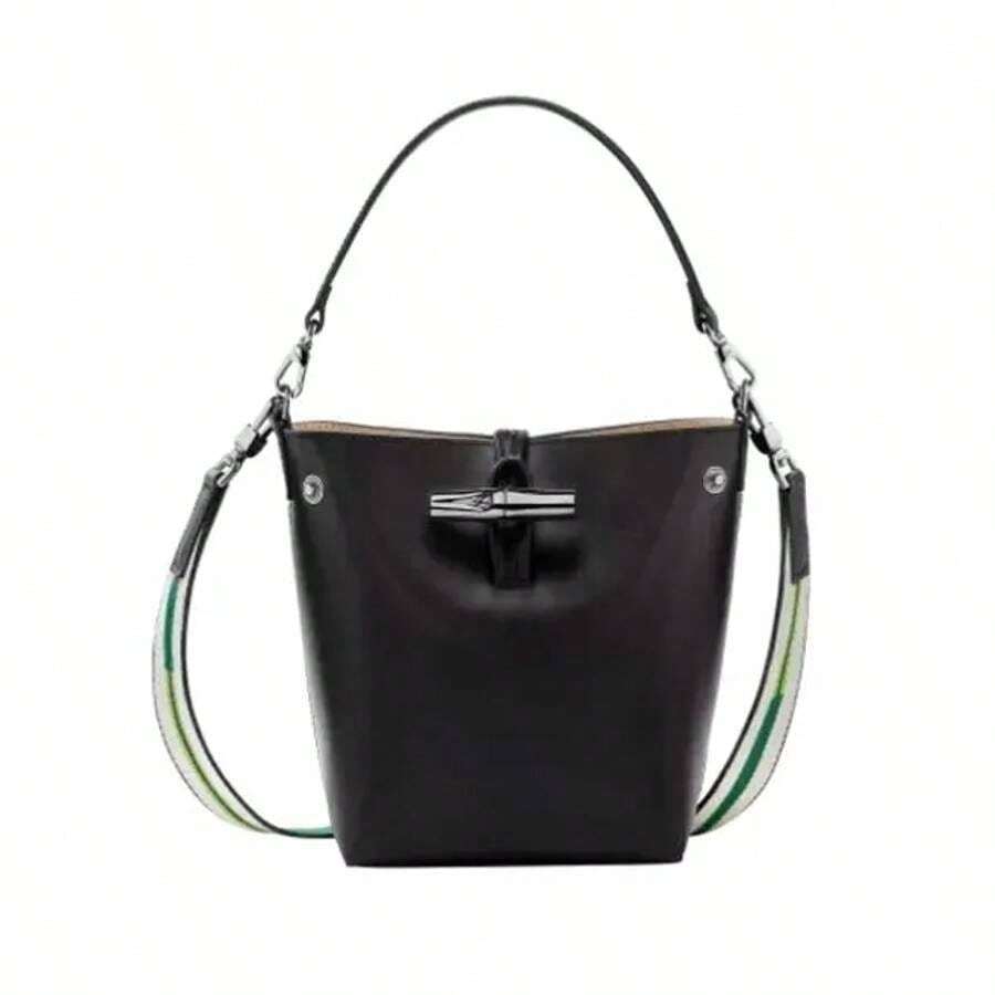 Longchamp Roseau Box Bucket Bag Black SHEIN USA