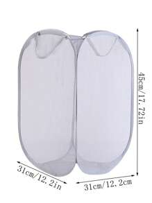 1pc Foldable Mesh Laundry Basket Dress Pants Shoes Jeans Boots Skirt Laundry Hamper, Washing Basket Bathroom Organizer, Basket, Storage Basket, Foldable Laundry Basket