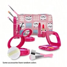 Girl Pretend Makeup For Kids,Fake Make Up Toys For Little Girls With Princess Purse, Toddler Makeup Kit,Girls Birthday Gifts(Accessories Color Random) - Multicolor - View 15