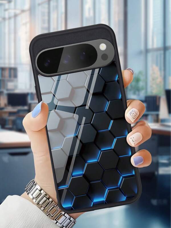 1pc High Definition Black Framed Glass Protective Phone Case Compatible With Apple IPhone 16/7 Plus/8 Plus/8/SE 2/11/11 Pro/11 Pro Max/XS/XR/12 Pro/12 Pro Max/13/13 Pro/13 Pro Max/14 Pro/14 Pro Max/15/15 Plus/15 Pro/15 Pro Max, S21/S22/S23/S24/S25/S25 Plus, And