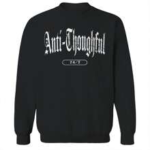 Nearly There Anti Thoughtful Unisex Graphic Cotton Pullover Sweatshirt